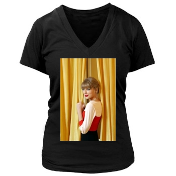 Taylor Swift Women's Deep V-Neck TShirt