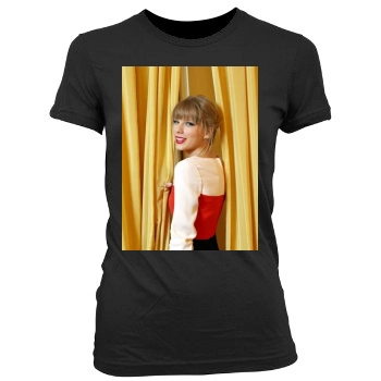 Taylor Swift Women's Junior Cut Crewneck T-Shirt