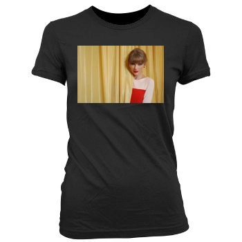 Taylor Swift Women's Junior Cut Crewneck T-Shirt