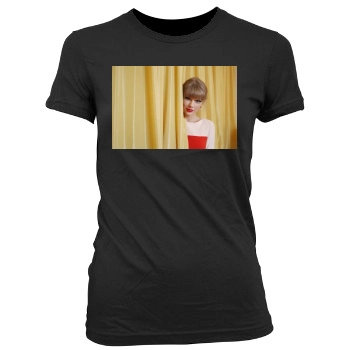 Taylor Swift Women's Junior Cut Crewneck T-Shirt