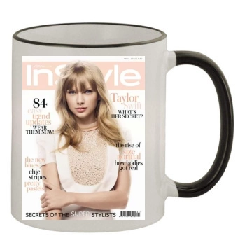 Taylor Swift 11oz Colored Rim & Handle Mug