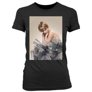 Taylor Swift Women's Junior Cut Crewneck T-Shirt