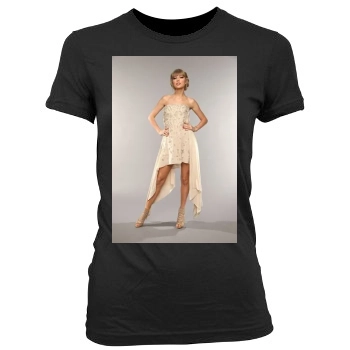 Taylor Swift Women's Junior Cut Crewneck T-Shirt