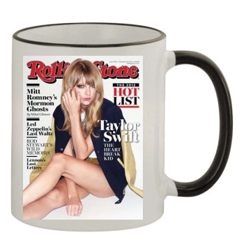 Taylor Swift 11oz Colored Rim & Handle Mug