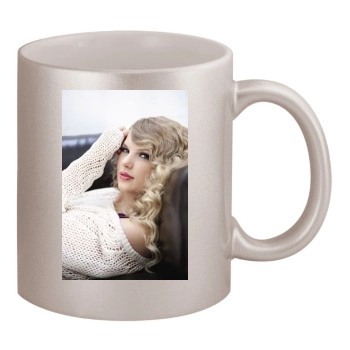 Taylor Swift 11oz Metallic Silver Mug