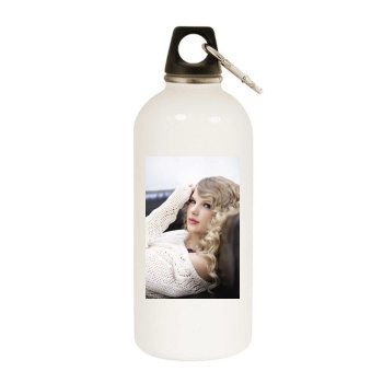 Taylor Swift White Water Bottle With Carabiner