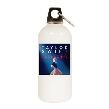 Taylor Swift White Water Bottle With Carabiner