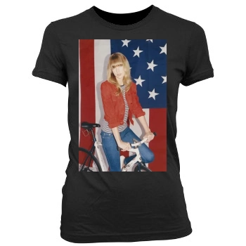 Taylor Swift Women's Junior Cut Crewneck T-Shirt