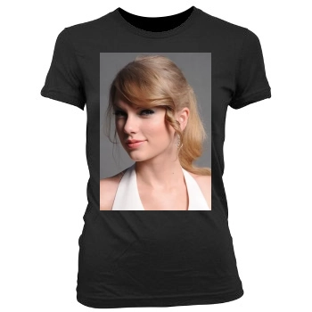 Taylor Swift Women's Junior Cut Crewneck T-Shirt