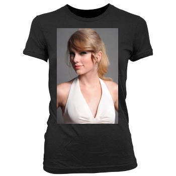 Taylor Swift Women's Junior Cut Crewneck T-Shirt