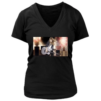 Taylor Swift Women's Deep V-Neck TShirt