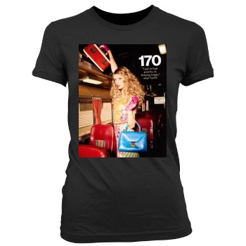 Taylor Swift Women's Junior Cut Crewneck T-Shirt