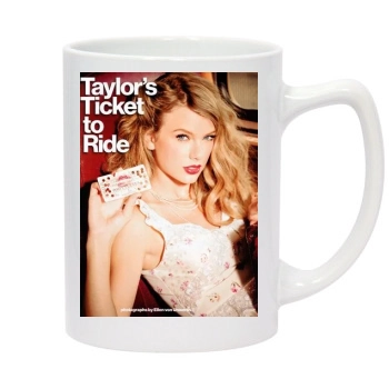 Taylor Swift 14oz White Statesman Mug