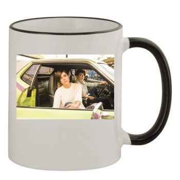 Tegan and Sara 11oz Colored Rim & Handle Mug