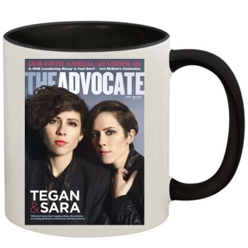 Tegan and Sara 11oz Colored Inner & Handle Mug