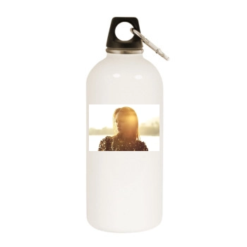 Theres Alexandersson White Water Bottle With Carabiner