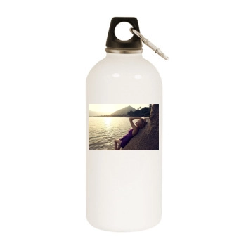 Theres Alexandersson White Water Bottle With Carabiner