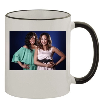 Tia Mowry 11oz Colored Rim & Handle Mug