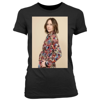 Vera Farmiga Women's Junior Cut Crewneck T-Shirt