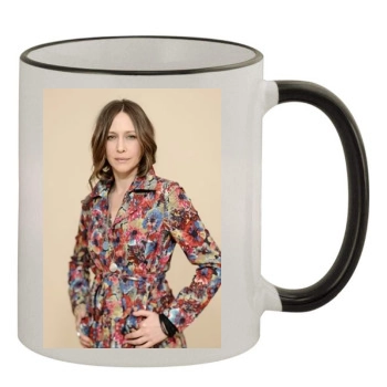 Vera Farmiga 11oz Colored Rim & Handle Mug