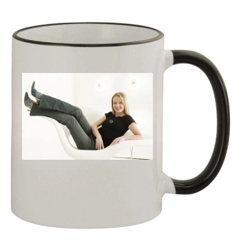Amanda Holden 11oz Colored Rim & Handle Mug