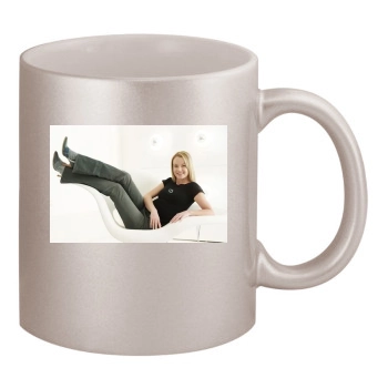 Amanda Holden 11oz Metallic Silver Mug
