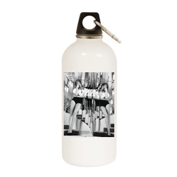 Victoria Beckham White Water Bottle With Carabiner