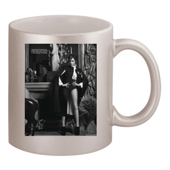 Victoria Beckham 11oz Metallic Silver Mug