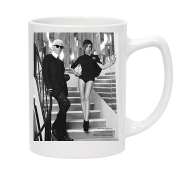 Victoria Beckham 14oz White Statesman Mug