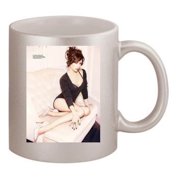 Victoria Beckham 11oz Metallic Silver Mug