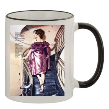 Victoria Beckham 11oz Colored Rim & Handle Mug