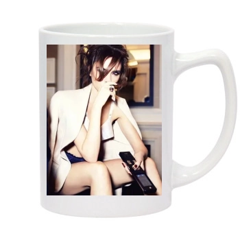 Victoria Beckham 14oz White Statesman Mug