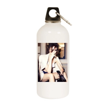 Victoria Beckham White Water Bottle With Carabiner