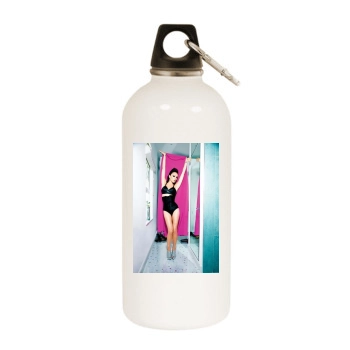 Victoria Beckham White Water Bottle With Carabiner