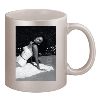 Victoria Beckham 11oz Metallic Silver Mug