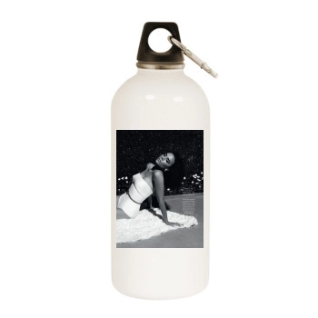 Victoria Beckham White Water Bottle With Carabiner