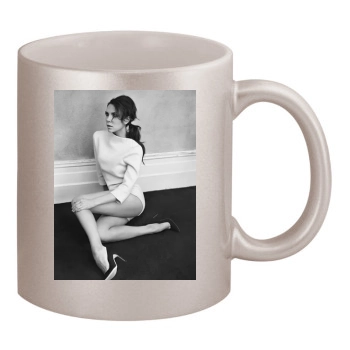 Victoria Beckham 11oz Metallic Silver Mug