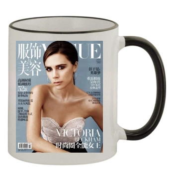 Victoria Beckham 11oz Colored Rim & Handle Mug