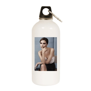 Victoria Beckham White Water Bottle With Carabiner