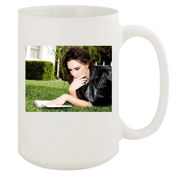 Victoria Beckham 15oz White Mug