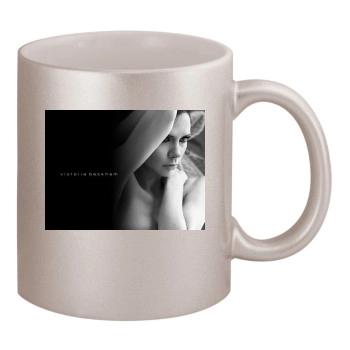 Victoria Beckham 11oz Metallic Silver Mug