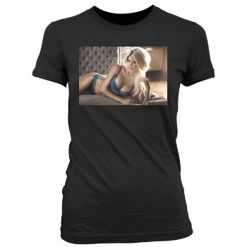 Victoria Silvstedt Women's Junior Cut Crewneck T-Shirt