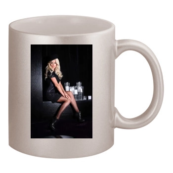 Victoria Silvstedt 11oz Metallic Silver Mug