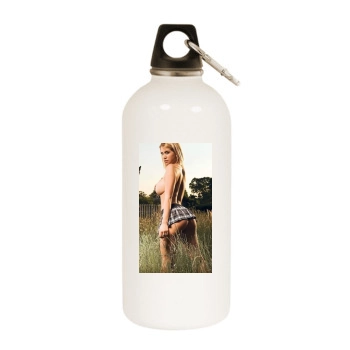 Wanda Nara White Water Bottle With Carabiner