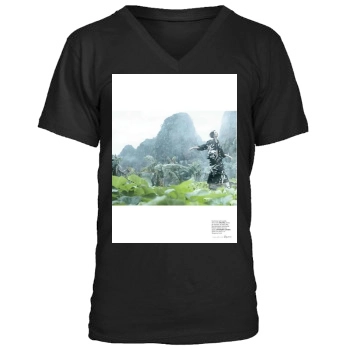 Wang Xiao Men's V-Neck T-Shirt