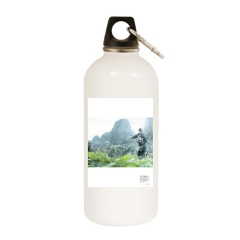 Wang Xiao White Water Bottle With Carabiner