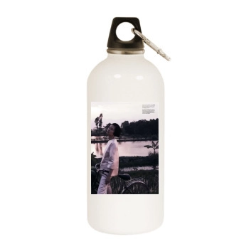 Wang Xiao White Water Bottle With Carabiner