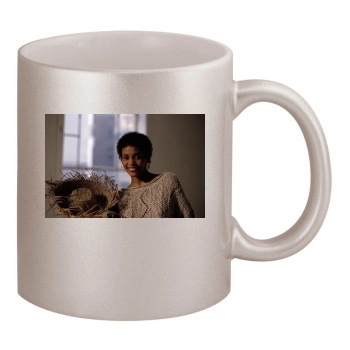 Whitney Houston 11oz Metallic Silver Mug