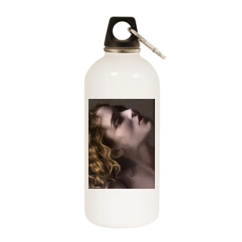 Winona Ryder White Water Bottle With Carabiner