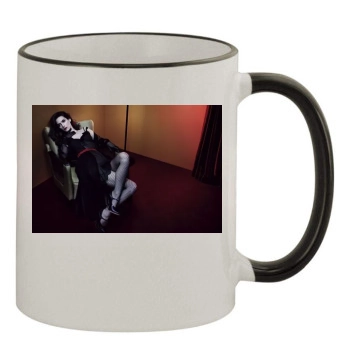 Winona Ryder 11oz Colored Rim & Handle Mug